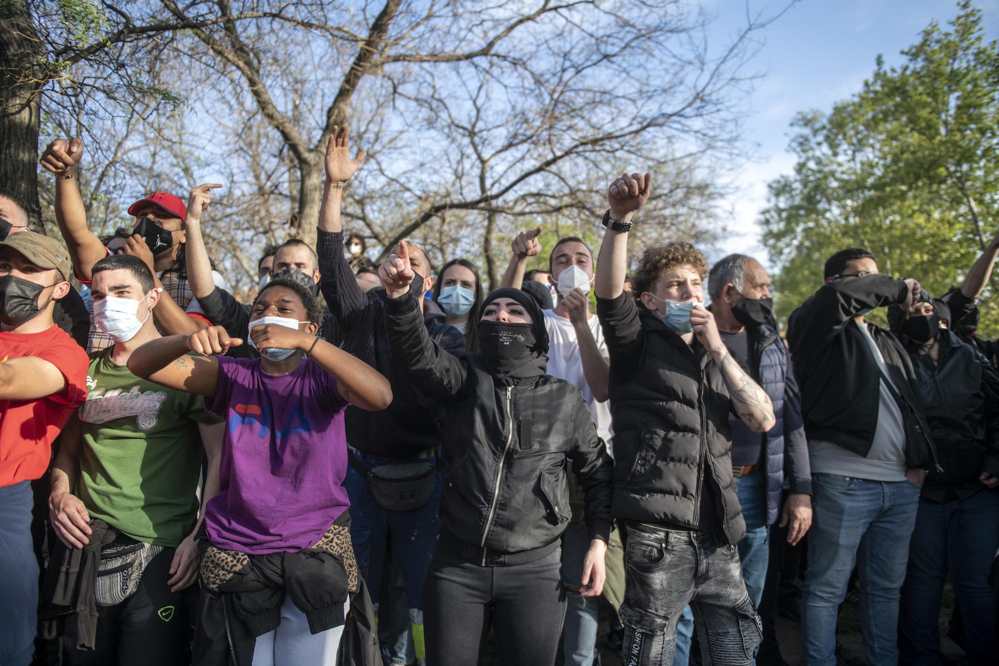 Mitín de Vox en Vallecas y carga policial - 10